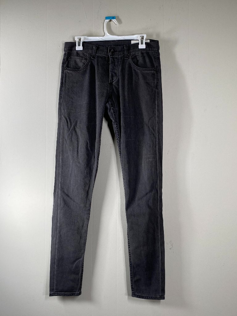 Rag & Bone Skinny Leg Jeans Women's 32 Mid Rise Gray Casual Pants